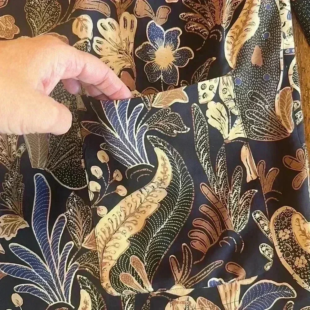 Christian Dior | 80’s Vintage 100% Silk Open Front Lightweight Jacket/Blazer